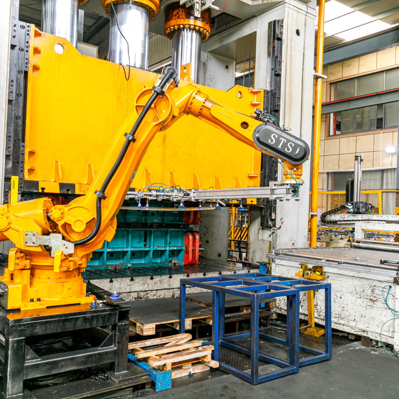 Automatische Stanzlinie, automatische Zuführung